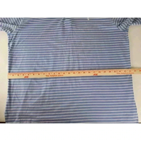 Polo by Ralph Lauren Men's  Blue & White  Striped Polo Shirt Size XL - Picture 7 of 13